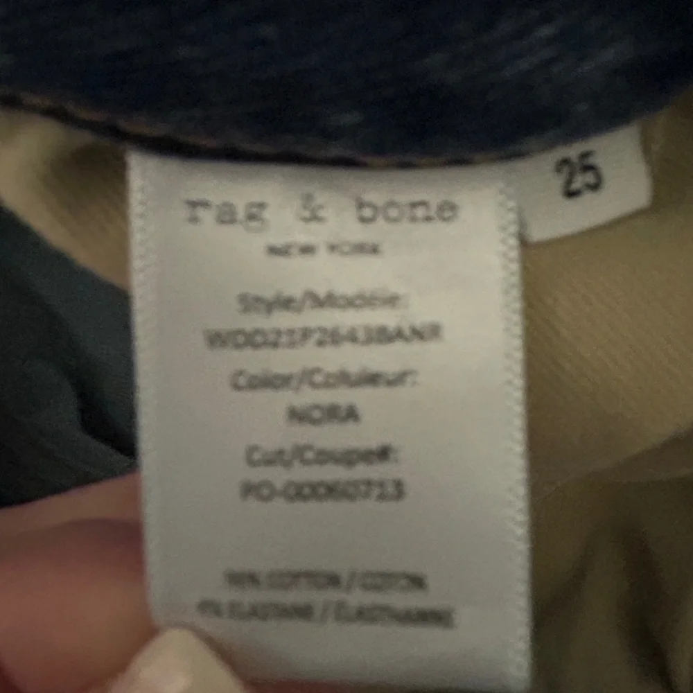 LIKE NEW! Women's Rag & Bone Nora Dre Low Rise Boyfriend Jeans - 25 - Picture 11 of 12